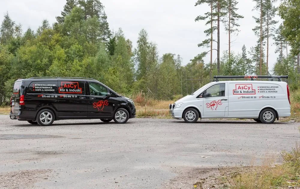 AsCy Rör tjänstebilar